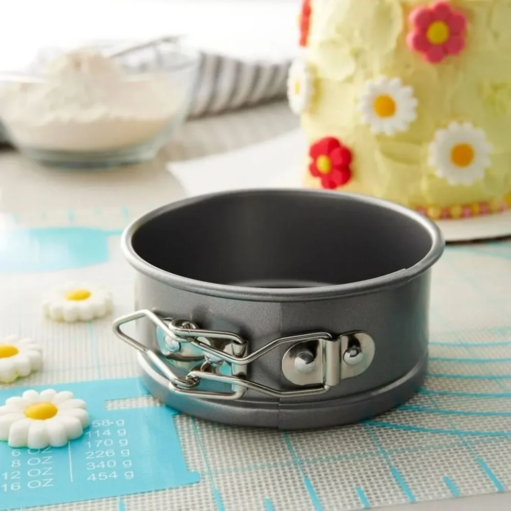 WILTON Non-Stick Steel Mini Springform Cake Pan (3 Count)